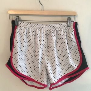Nike Running Tempo Shorts PolkaDot Black, White, & Red